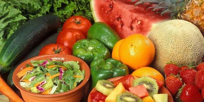 frukt och grönsaker mot gikt