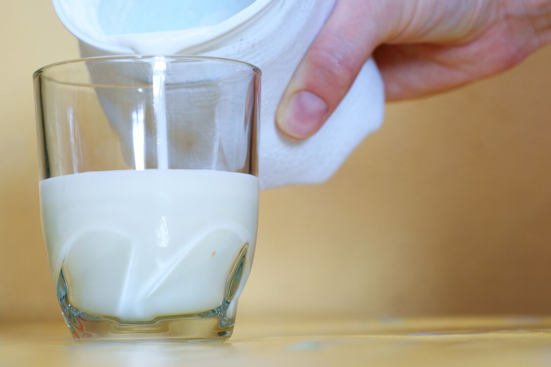 ett glas yoghurt för viktminskning