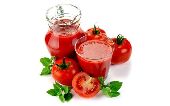 tomatjuice för japansk kost